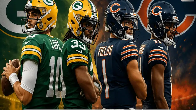 Green Bay Packers VS Chicago Bears Match Player Stats